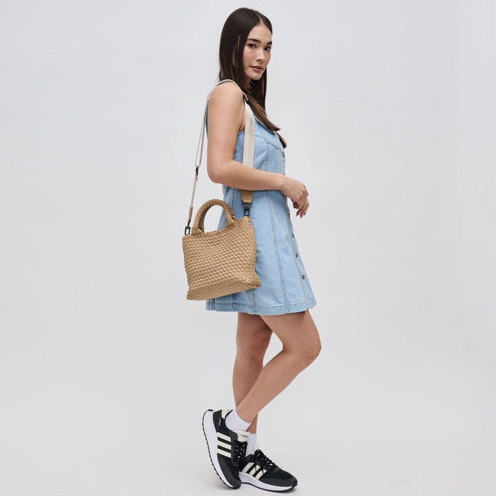Sol & Solene: Sky's The Limit - Woven Neoprene Small Crossbody: Wine - Shorely Chic Boutique