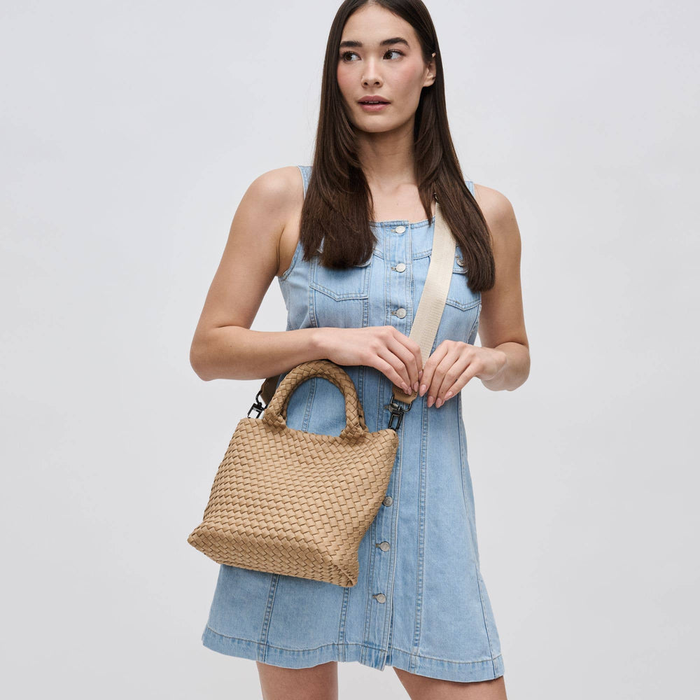 Sol & Solene: Sky's The Limit - Woven Neoprene Small Crossbody: Wine - Shorely Chic Boutique