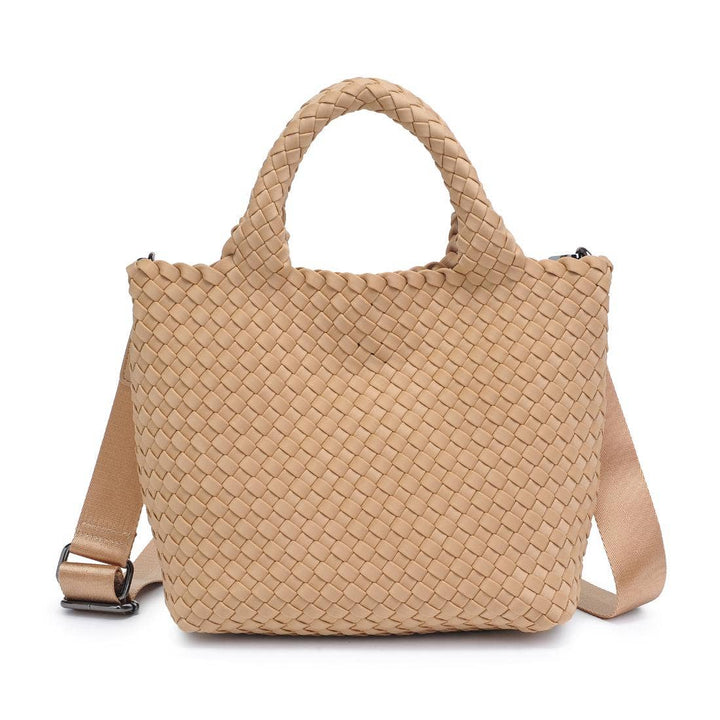 Sol & Solene: Sky's The Limit - Woven Neoprene Small Crossbody: Wine - Shorely Chic Boutique