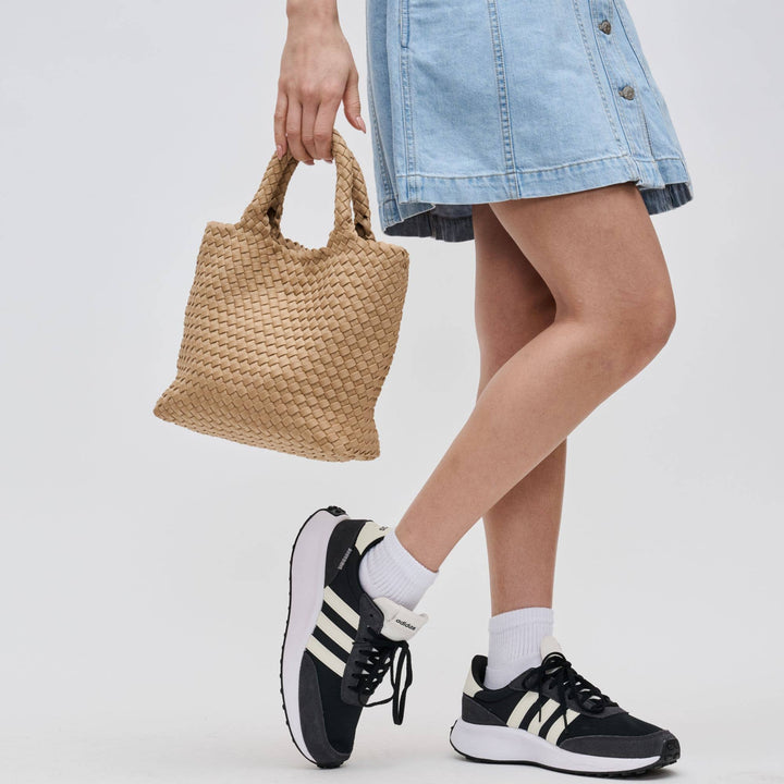 Sol & Solene: Sky's The Limit - Woven Neoprene Small Crossbody: Wine - Shorely Chic Boutique