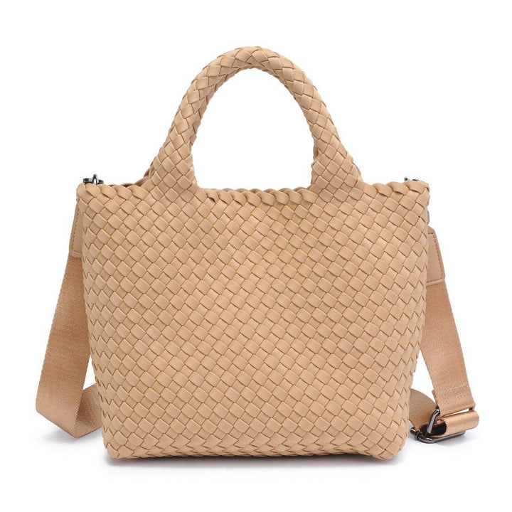 Sol & Solene: Sky's The Limit - Woven Neoprene Small Crossbody: Wine - Shorely Chic Boutique