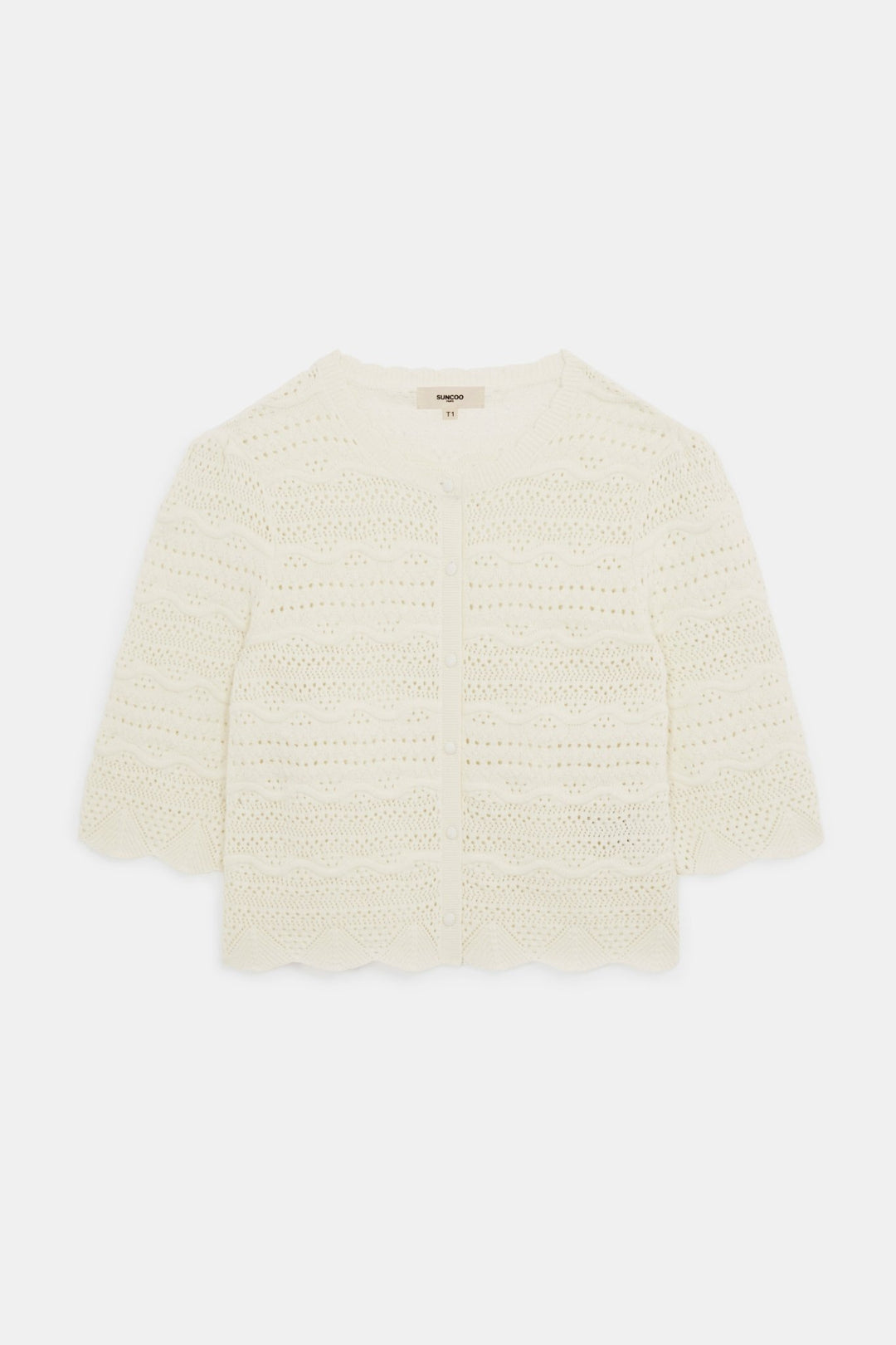 Suncoo - Ganach S/S Sweater: Ivory - Shorely Chic Boutique