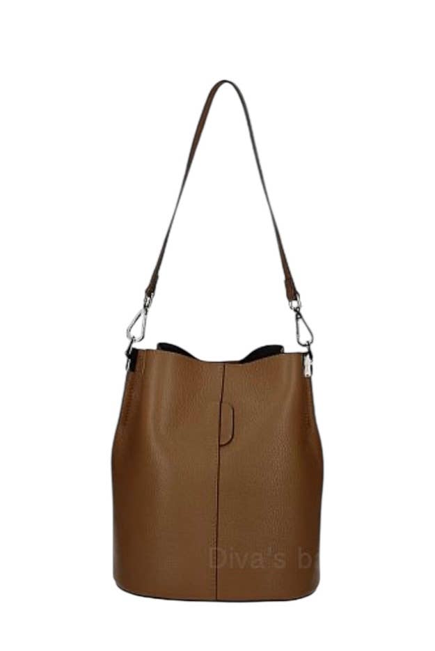 T.A. Bucket: Cognac - Shorely Chic Boutique