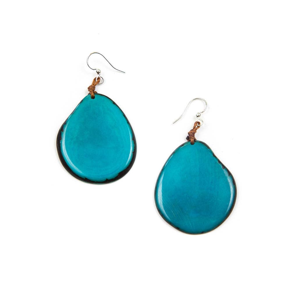 Tagua - Amigas Earrings: Turquoise - Shorely Chic Boutique