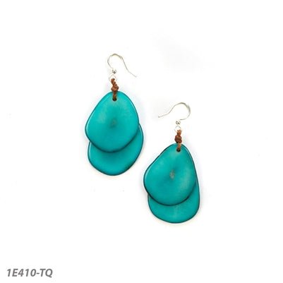 Tagua - Fiesta Earrings Turquoise - Shorely Chic Boutique