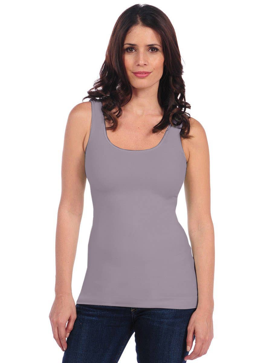 Tees by Tina: Smooth Tank: Antique Lilac - Shorely Chic Boutique