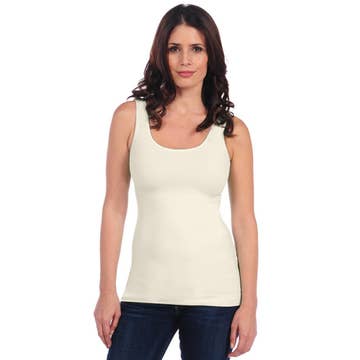 Tees by Tina - UNeck Tank Cream - Shorely Chic Boutique