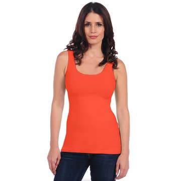 Tees by Tina - UNeck Tank Mandarin - Shorely Chic Boutique