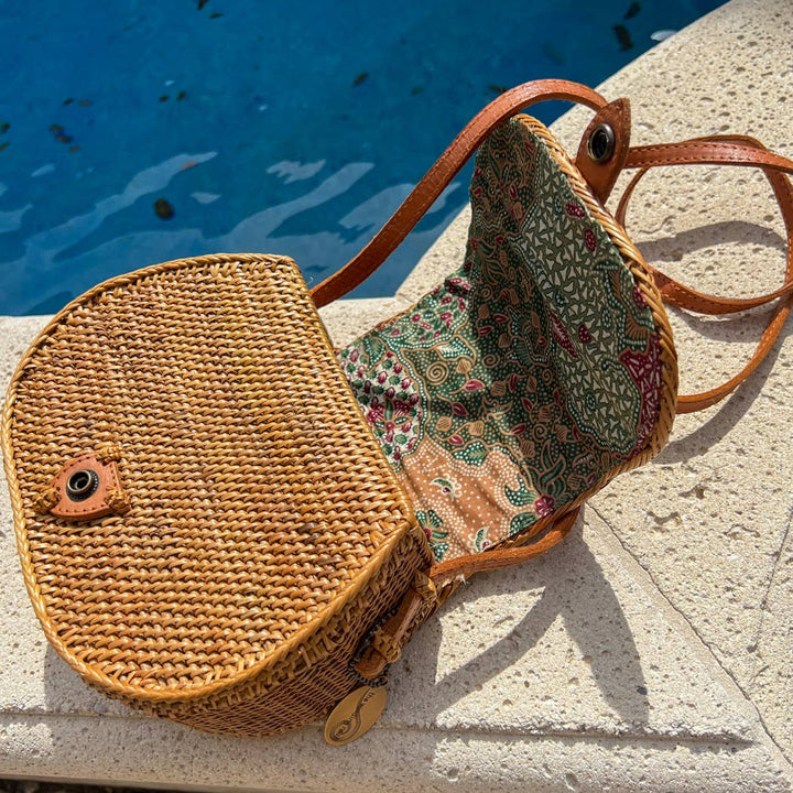 The Winding Road: Ata Vine Saddle Bag Crossbody Bag - Shorely Chic Boutique