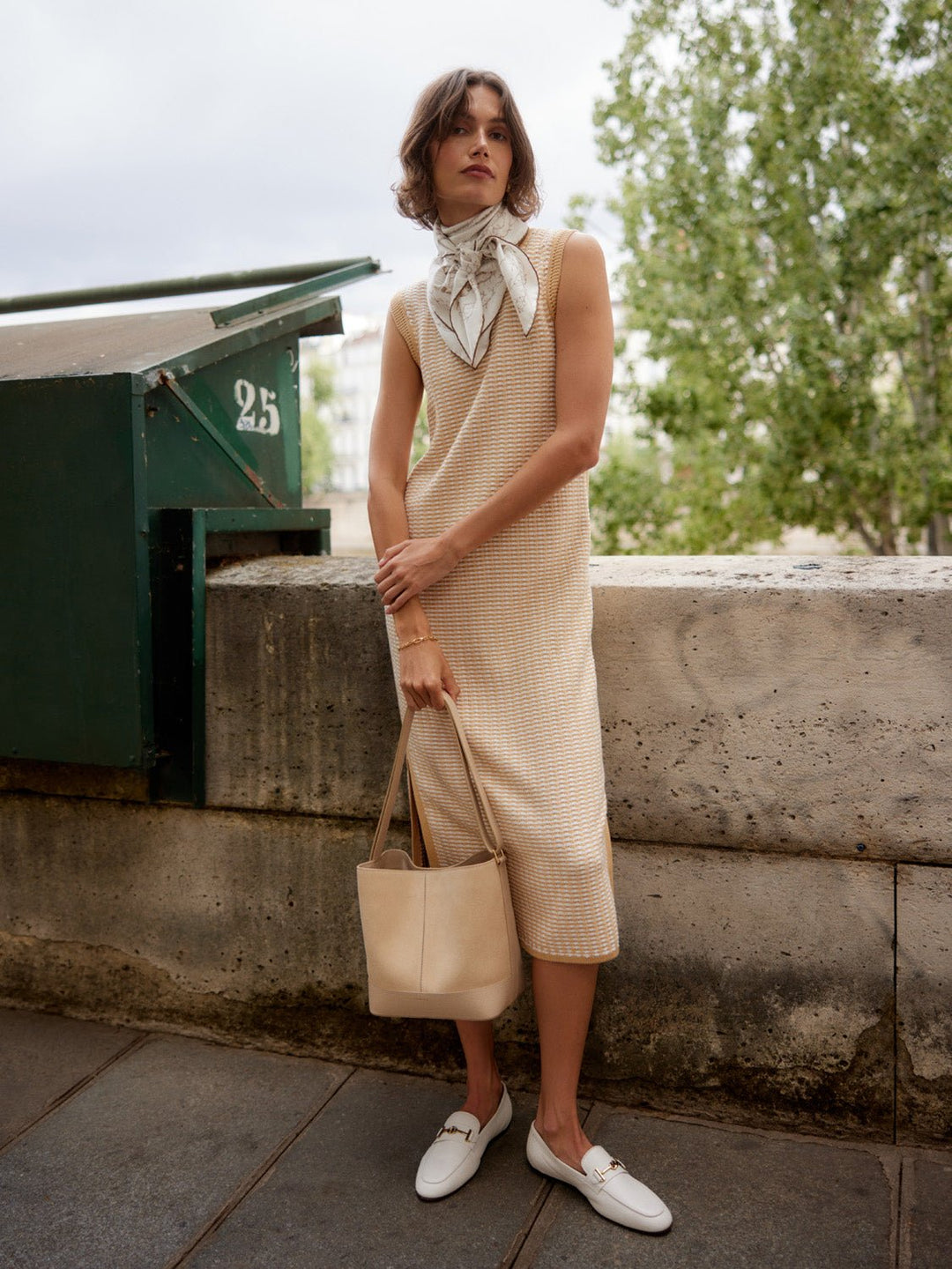 Varley - Aoife Knit Dress: New Wheat - Shorely Chic Boutique