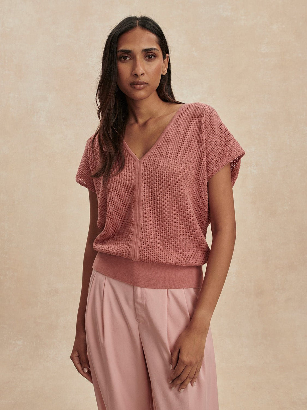Varley - Ashford Knit Top: Ash Rose - Shorely Chic Boutique