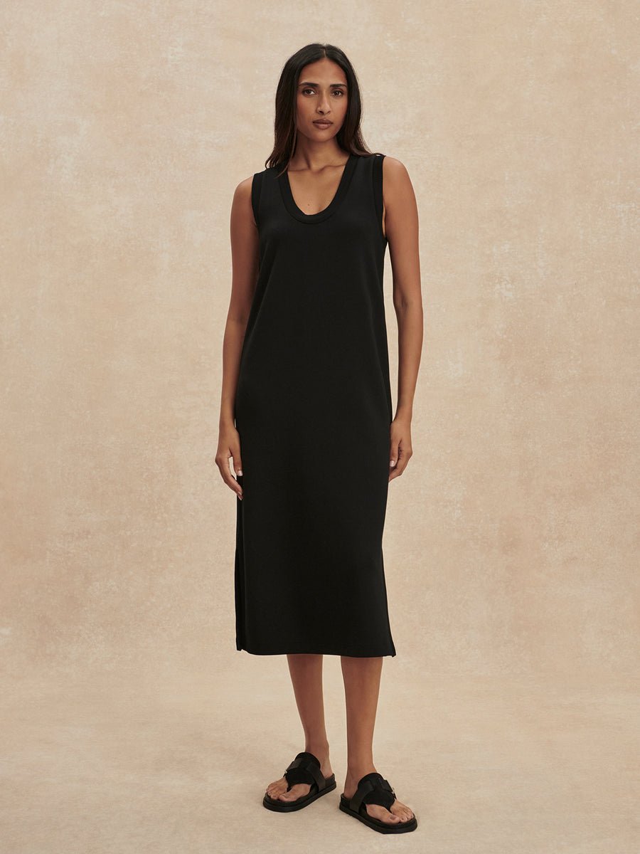 Varley - Kyler Tank Midi Dress - Black - Shorely Chic Boutique