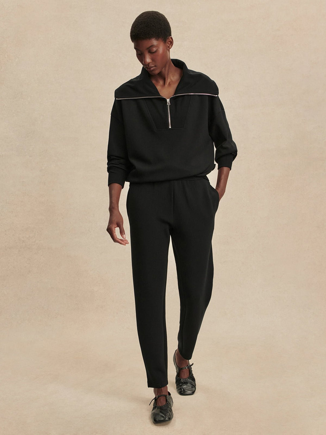 Varley - The Slim Pant 27.5": Black - Shorely Chic Boutique