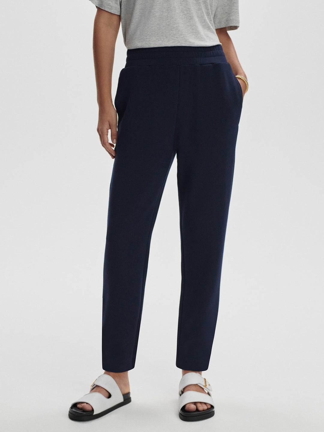Varley - The Slim Pant 27.5": Navy - Shorely Chic Boutique