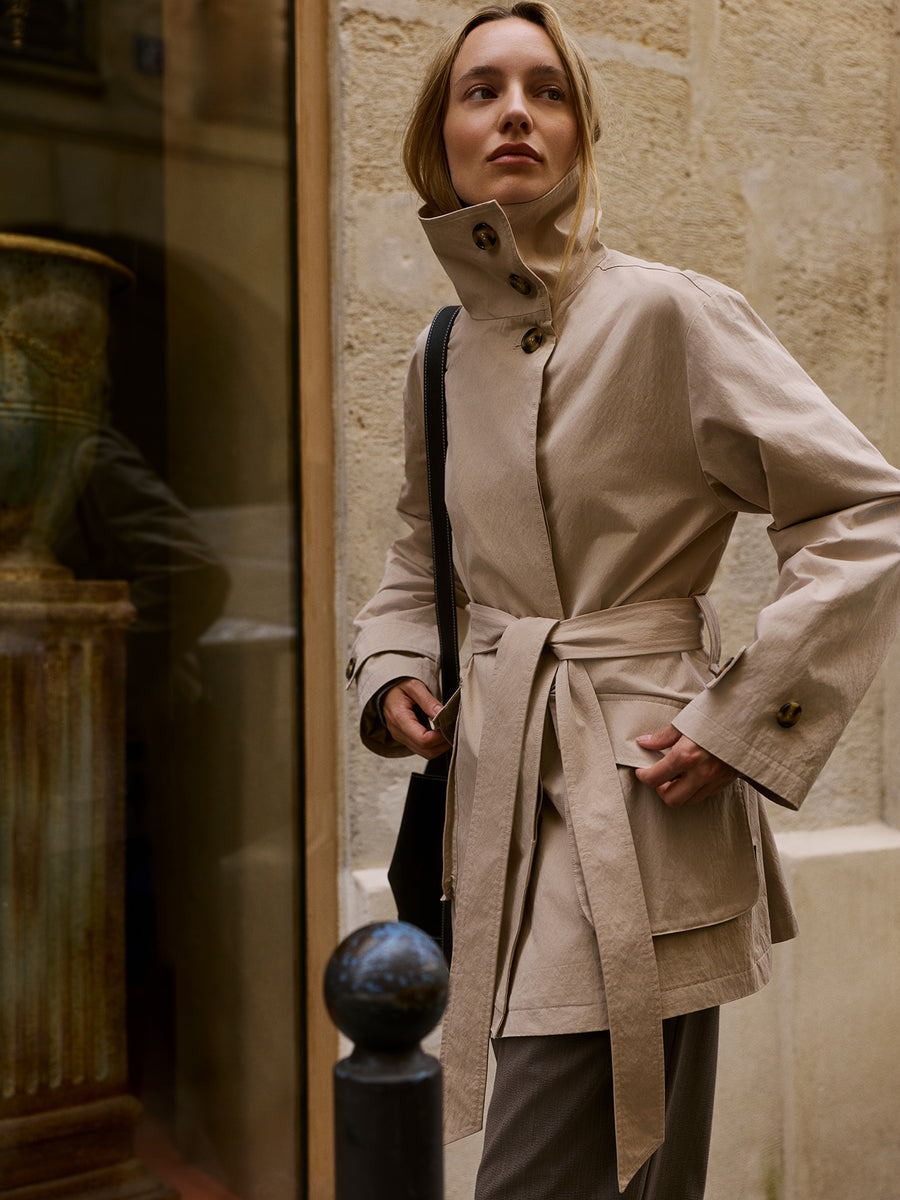 Varley - Celina Light Belted Jacket: Cornstalk