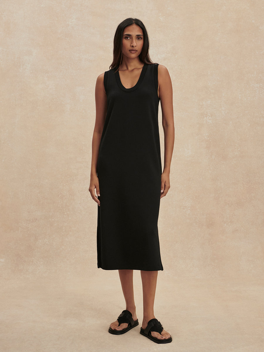 Varley - Kyler Tank Midi Dress - Black