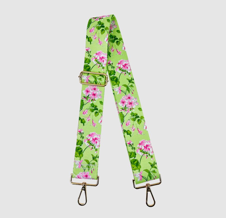 Ahdorned - 2" Adjustable Floral Strap: Lime - Shorely Chic Boutique
