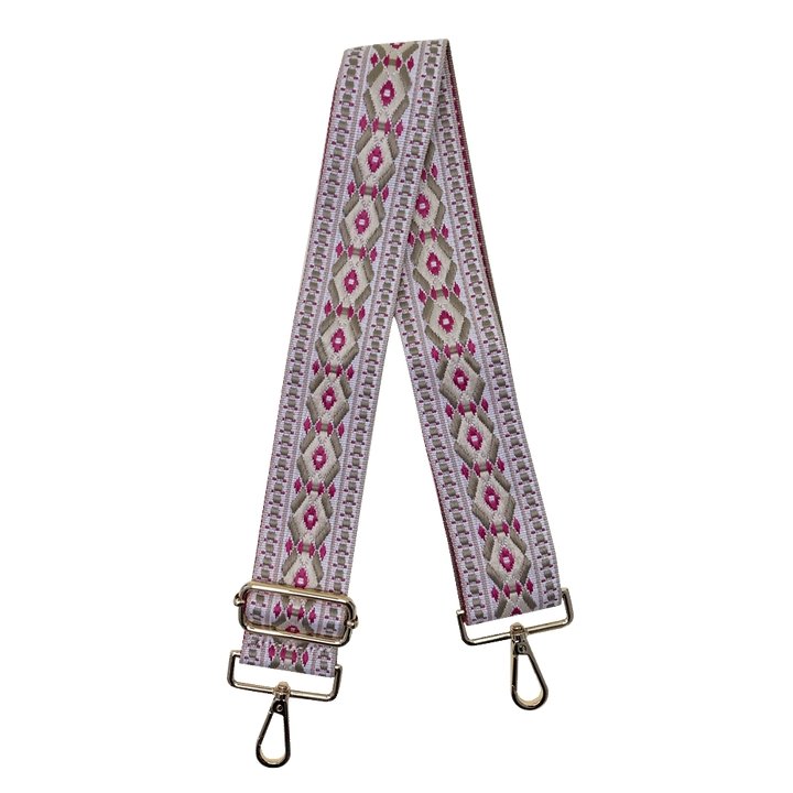 Ahdorned - 2" Double Diamond Strap - Pink - Shorely Chic Boutique
