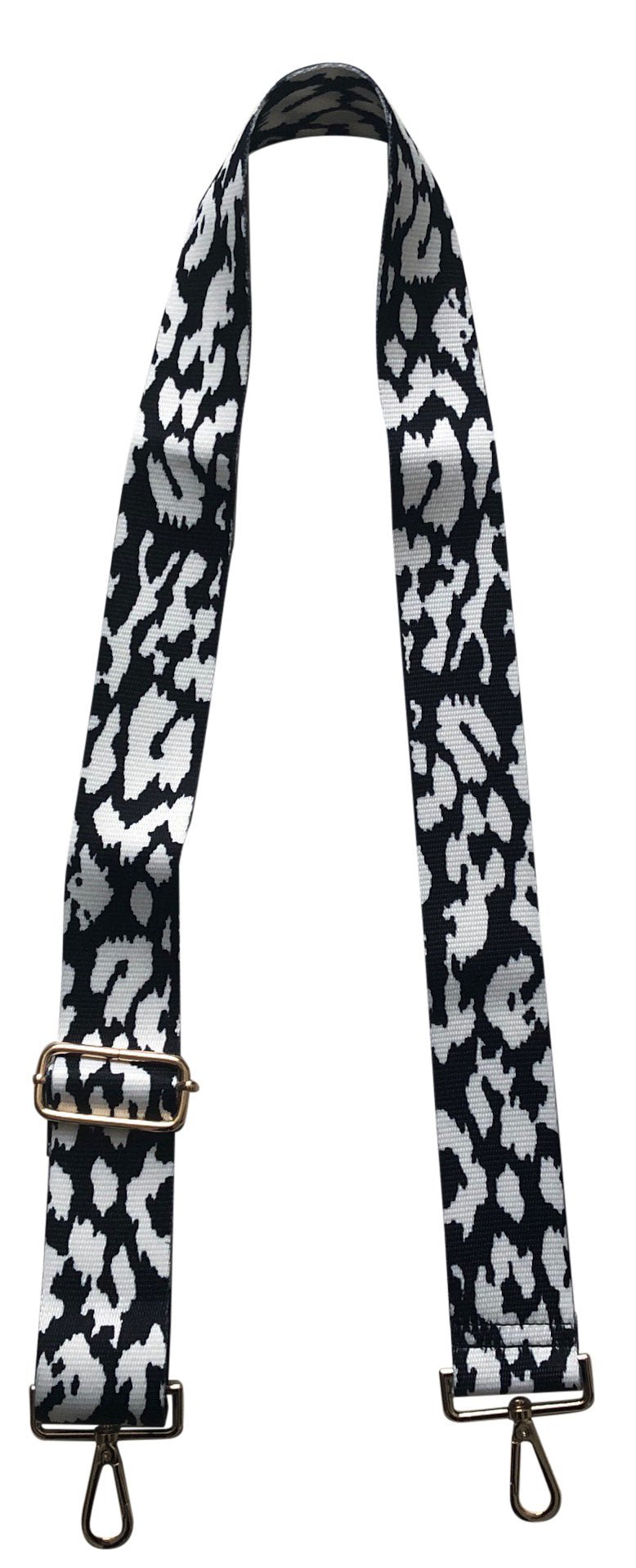 Ahdorned - Adjustable Bag Strap - Black/White Leopard - Shorely Chic Boutique