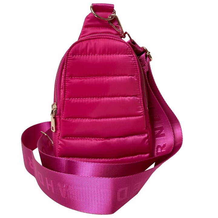 Ahdorned - Eliza Quilted Puffy Sling: Pink - Shorely Chic Boutique