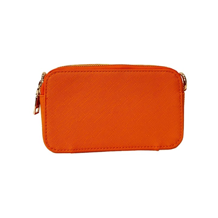 Ahdorned - Jamie Vegan Leather Camera Bag: Orange - Shorely Chic Boutique