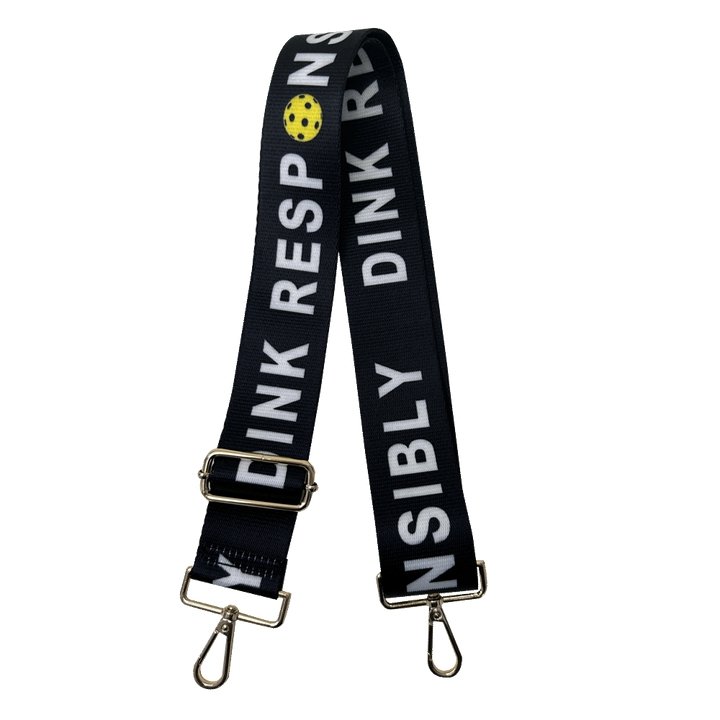 Ahdorned - Pickleball Dink Responsibly Strap: Black - Shorely Chic Boutique