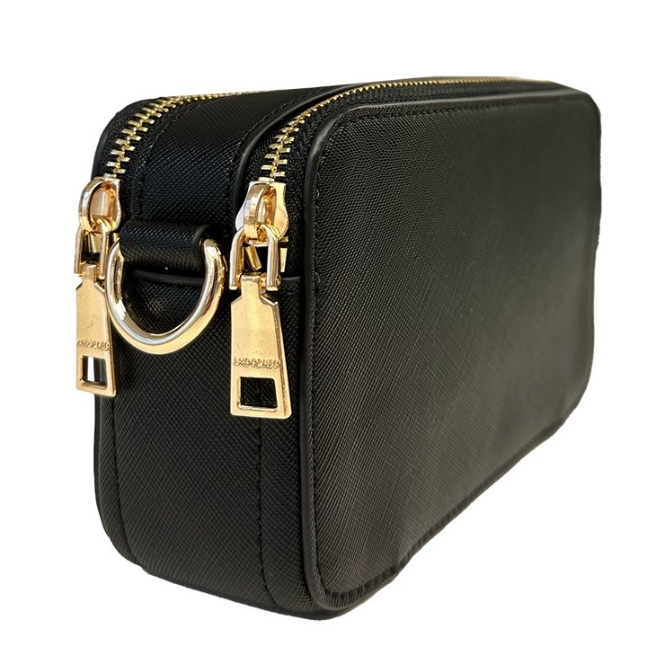 Ahdorned - Solid Vegan Leather Camera Bag: Black - Shorely Chic Boutique