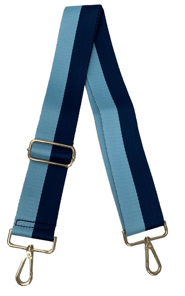 Ahdorned - Two Color Striped Strap: Blue/Navy - Shorely Chic Boutique