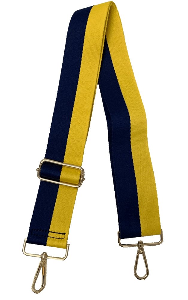 Ahdorned - Two Color Striped Strap: Navy/Gold - Shorely Chic Boutique