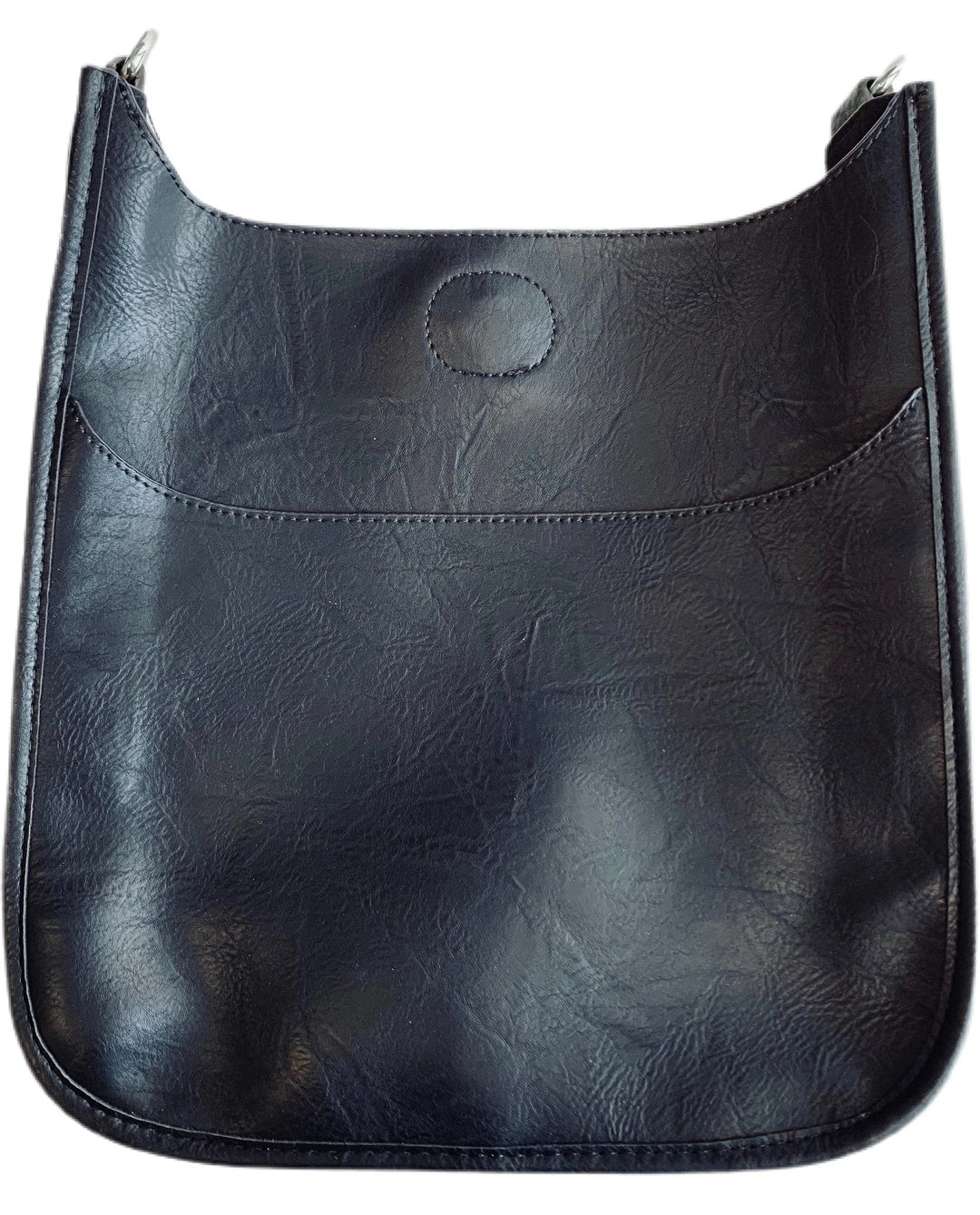 Ahdorned-Vegan Leather Classic Size Bag (No Strap) -Black w/Gold Hrdwr - Shorely Chic Boutique