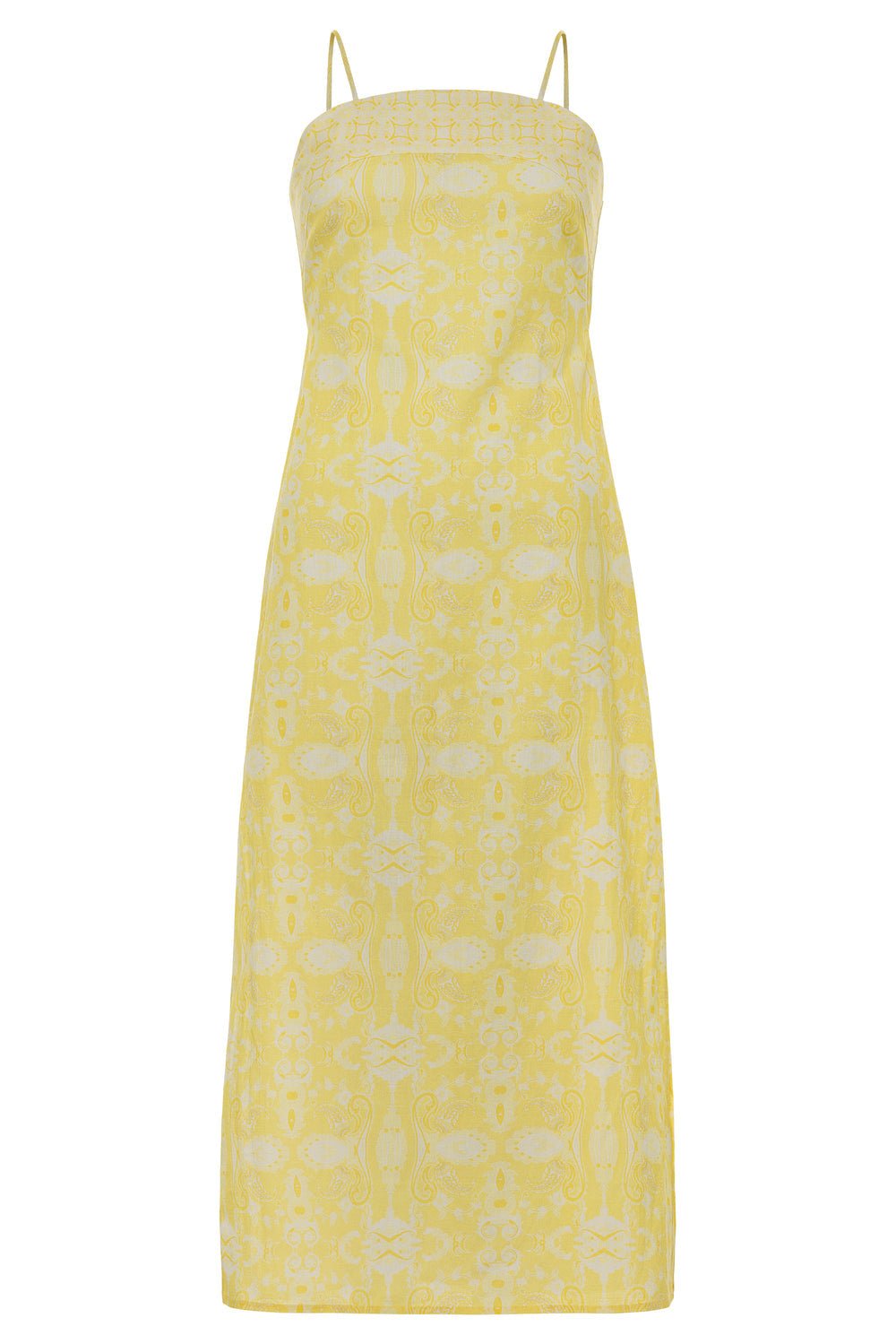 Anna Cate - Celeste Midi Dress: Lemon - Shorely Chic Boutique