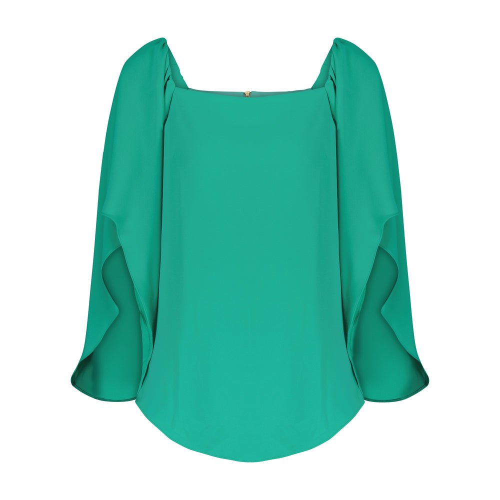 Anna Cate - Frances 3/4 Sleeve Top - Billard Green - Shorely Chic Boutique