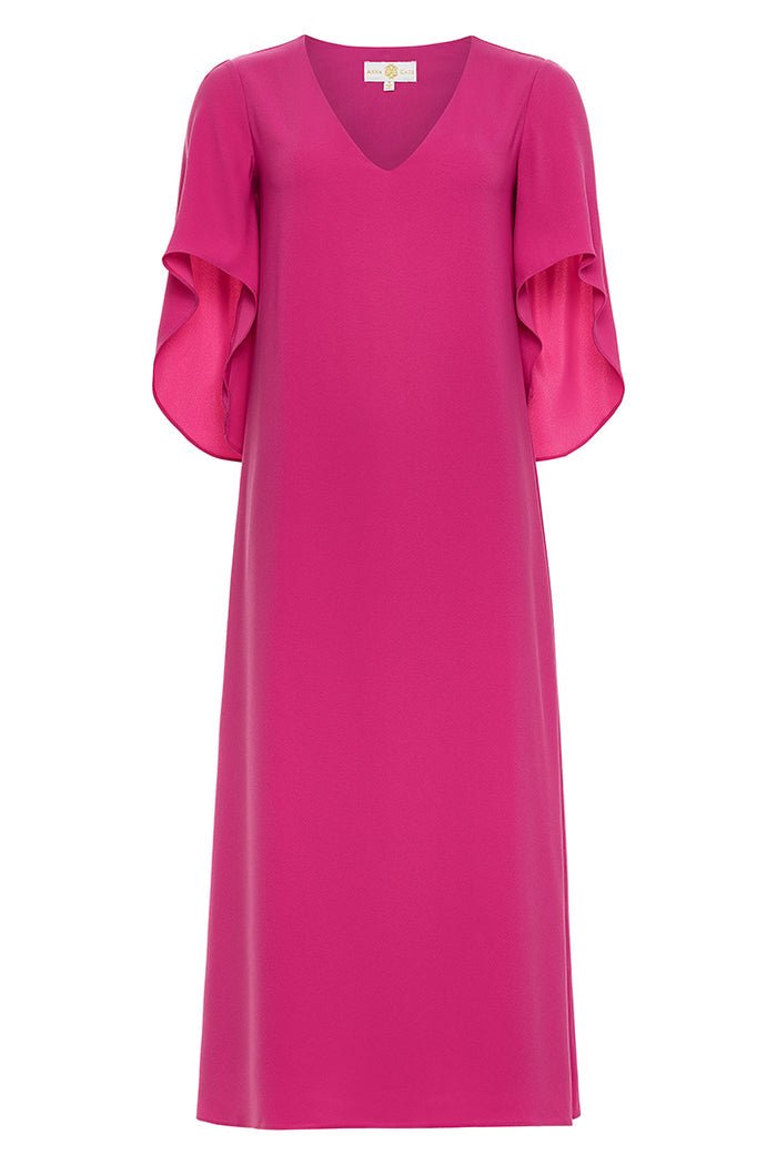 Anna Cate - Meredith Midi S/S Dress - Very Berry - Shorely Chic Boutique