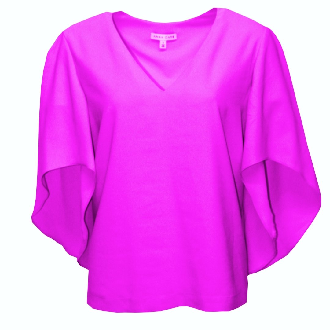Anna Cate Nina S/S Top Pink - Shorely Chic Boutique