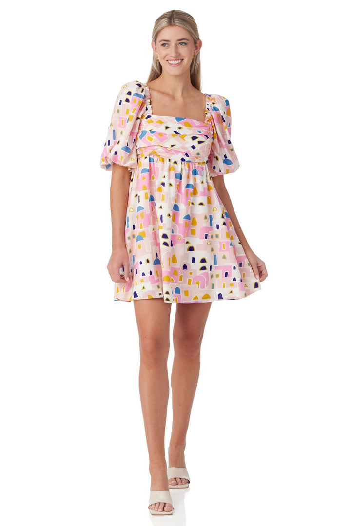 Crosby - Hunter S/S Dress: Caldera - Shorely Chic Boutique