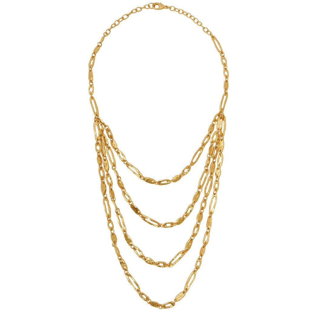 Karine Sultan - Sawyer Layered Necklace: Gold - Shorely Chic Boutique