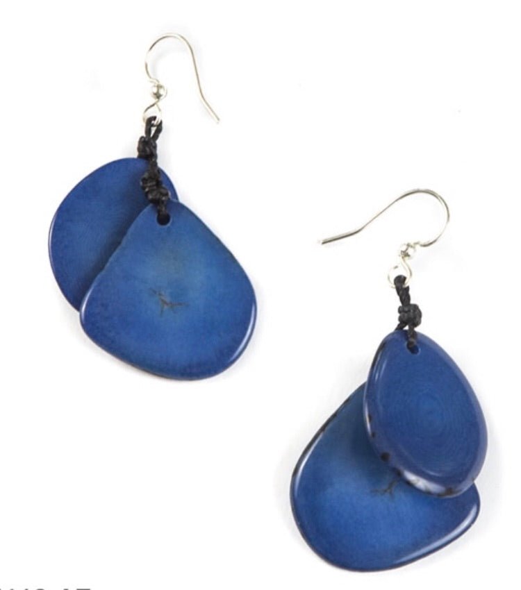 Tagua - Fiesta Earrings Azul Blue - Shorely Chic Boutique