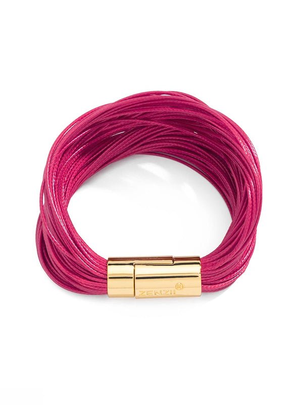 Zenzii - Blaire Corded Bracelet: Hot Pink - Shorely Chic Boutique